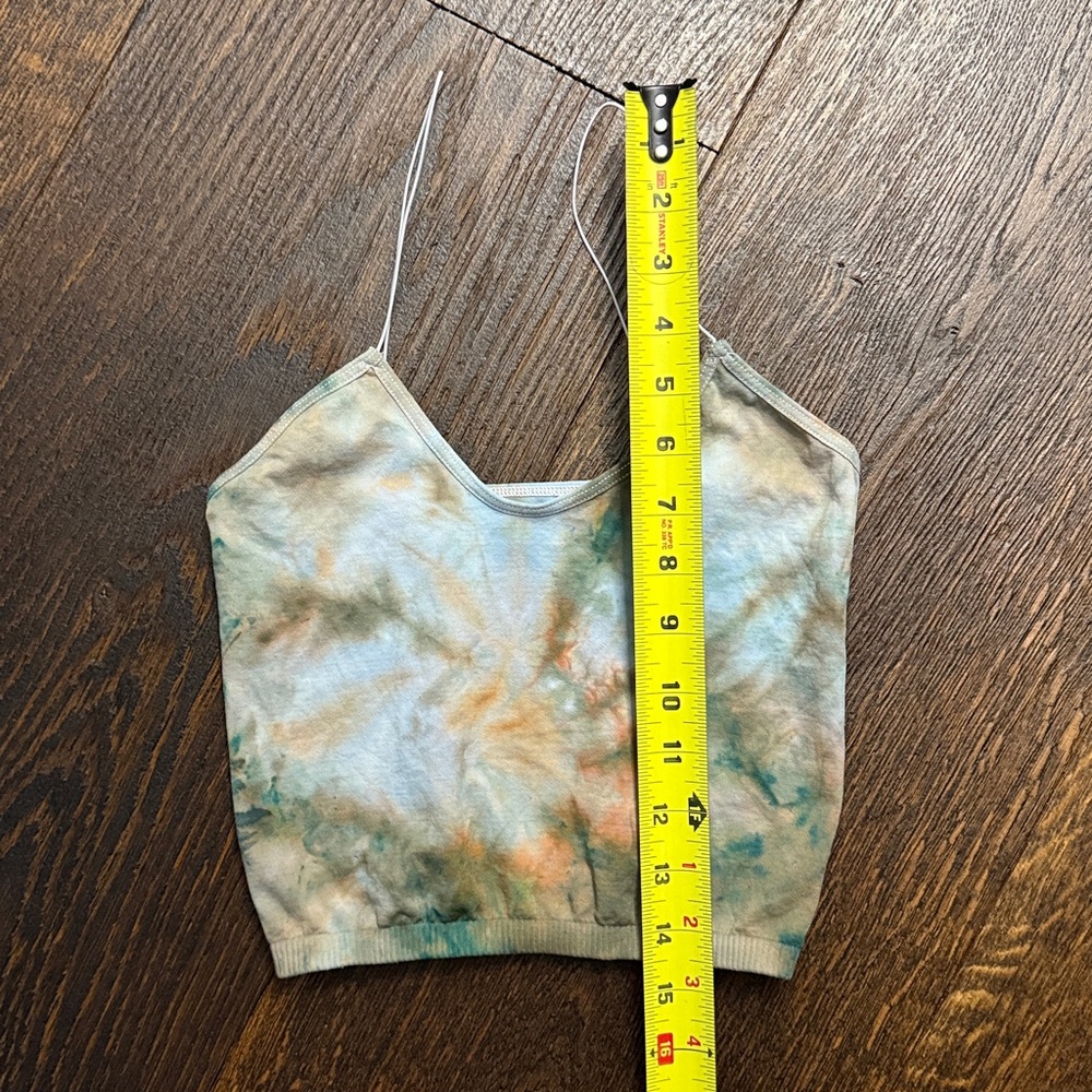 35. Free People Hand Tie-Dyed Skinny Strap Seamless Brami in XS/S - Picture 5 of 7
